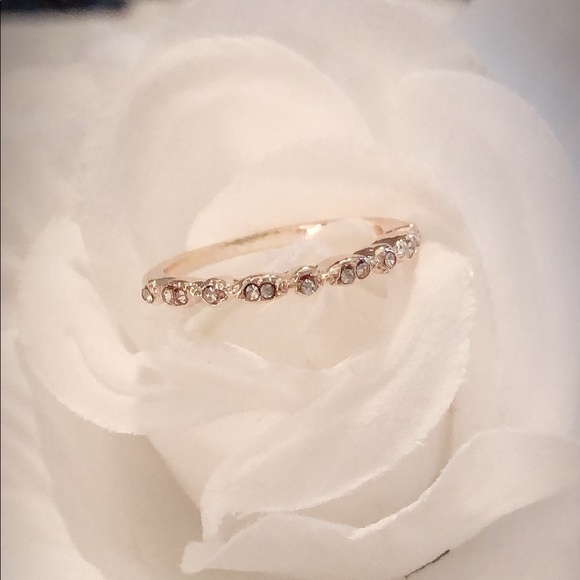 Jewelry - 5/$50 Rose Gold & CZ Ring